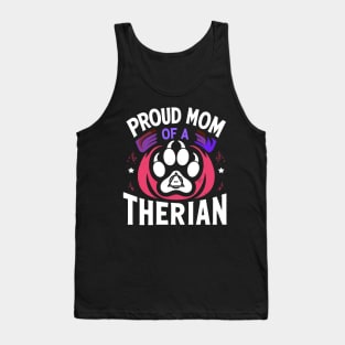 Proud Mom Of A Therian Furries Otherkin Nonhuman Fursona Tank Top